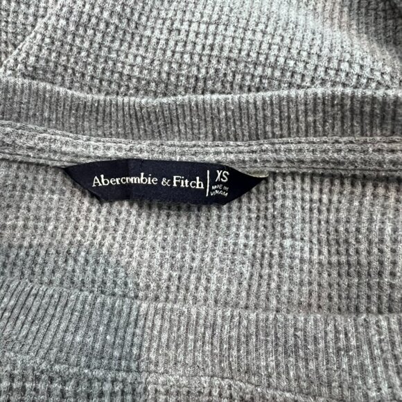 Womens Abercrombie Vintage Y2K Long SleeveThermal Shirt Spell Out XS - Picture 3 of 4